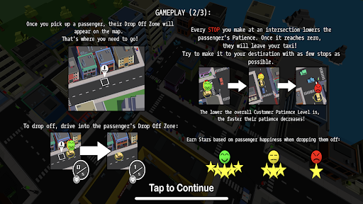 Taxi Rush Hour Challenge Screen 2