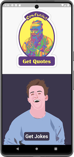 Android application QuoVerse screenshort