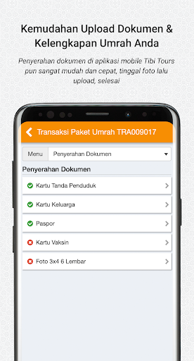 Android application TIBI Tours screenshort