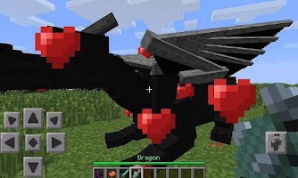 screenshot of Black dragon mod for mcpe