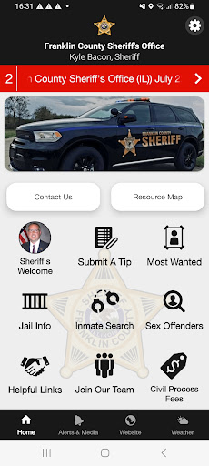 Android application Franklin County Sheriff IL screenshort