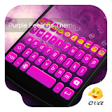 Pink Galaxy Eva Emoji Theme icon