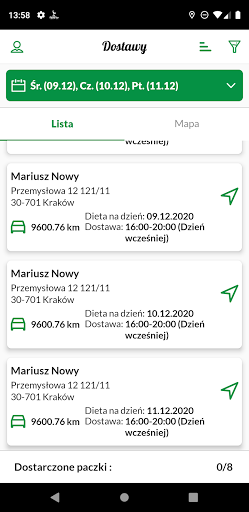 FitKurier dla kierowcy Screen 2
