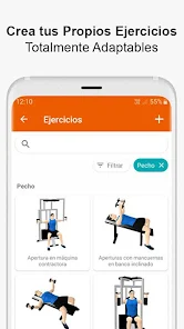 Enviar Marco de referencia controlador Gym WP - Rutinas Para Gimnasio - Aplicaciones en Google Play