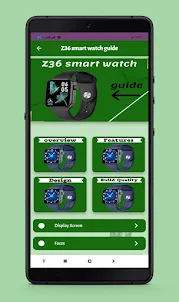 Z36 Smart Watch Guide