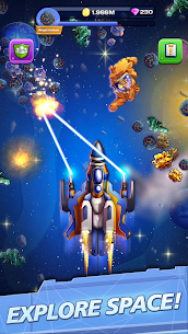 Idle Pocket SpaceCraft MOD APK 1.2.5 (Unlimited Diamonds) 1