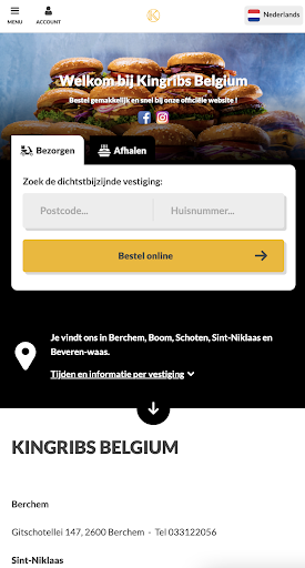 King Ribs (België) Screen 2