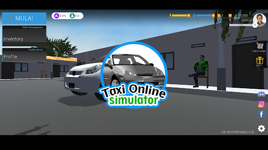 Screenshot Taxi Online Simulator ID APK