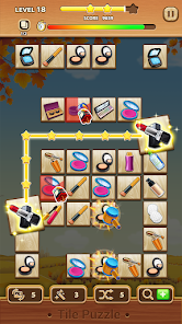 Tile Puzzle - Connect animals apkpoly screenshots 3