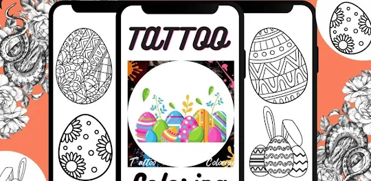 Tattoo Egg Coloring Book