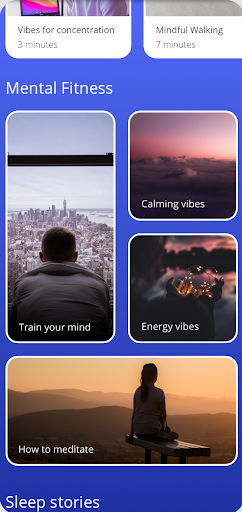 Android application Mindfulness app screenshort