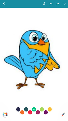 Birds Coloring Screen 3