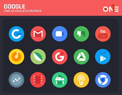 Screenshot ng OneUI Circle Icon Pack