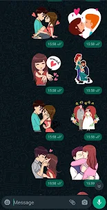 Couples stickers for whatsapp