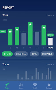 Step Counter - Pedometer Free & Calorie Counter  APK screenshots 13