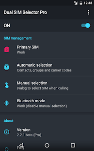 Dual SIM Selector Pro Screenshot