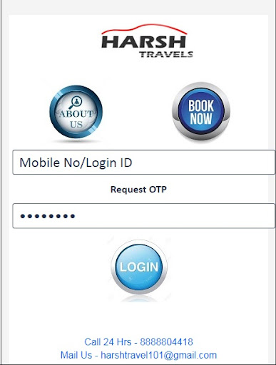 Android application HARSH TRAVELS PUNE INDIA screenshort