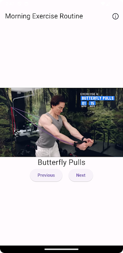 Morning Exercise Routine Screen 3
