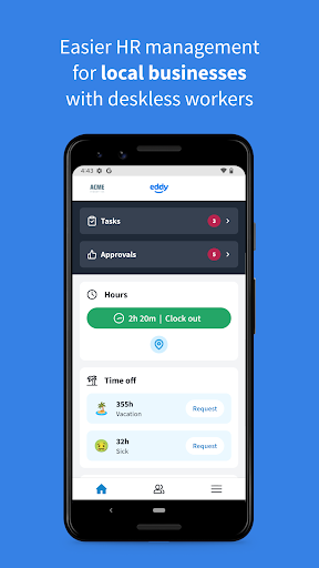 Android application Eddy screenshort