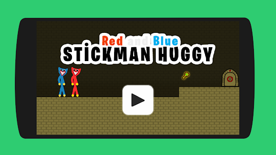 Red and Blue Stick for Huggy