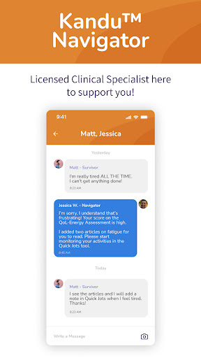 Android application Kandu screenshort