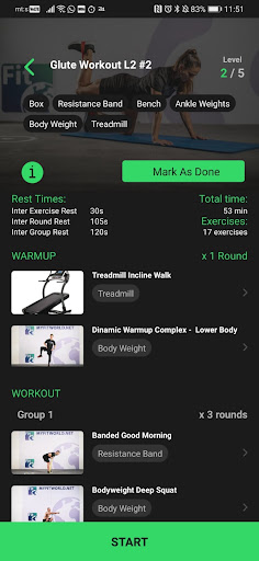 MyFitWorld Screen 2