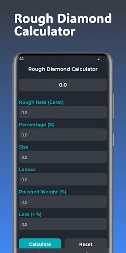 RDC - Rough Diamond Price Calc Screen 2