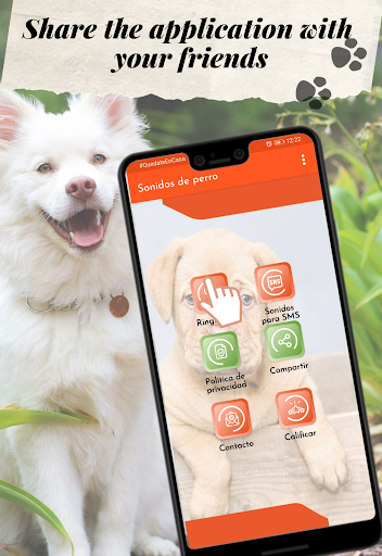 Dog sounds, Ringtones Screen 2
