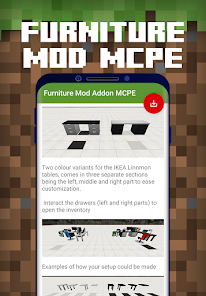 Imágen 4 Furniture Mod Addon MCPE android