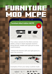 Furniture Mod Addon MCPE 1.1 APK screenshots 3