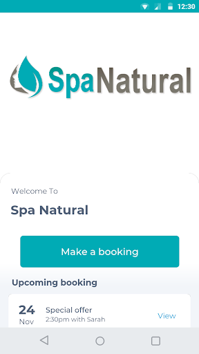 Android application Spa Natural screenshort