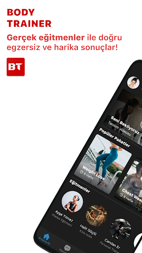 Android application Body Trainer screenshort