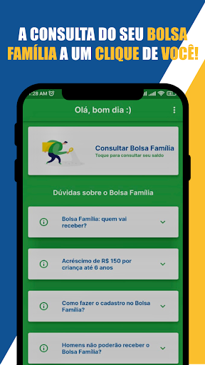 Android application Meu Benefício Família screenshort
