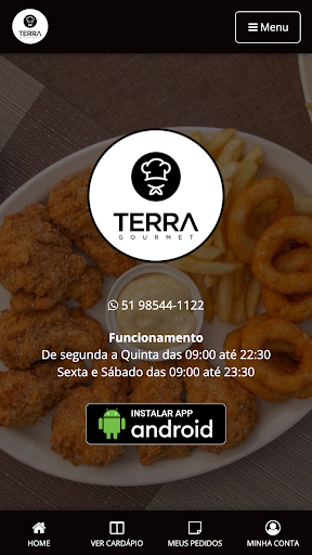 Android application Terra Gourmet screenshort