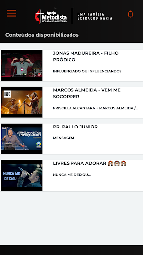 Metodista Família Extraordinár Screen 3