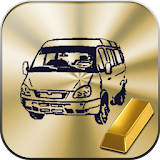 Russian Road gold icon