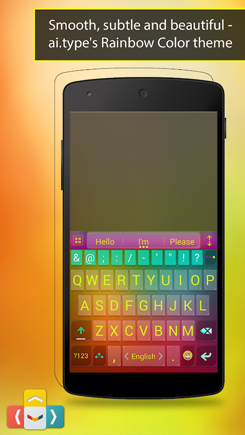 ai.type Rainbow Color Keyboardのおすすめ画像1