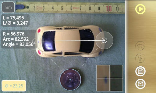 Diskometer - camera measure