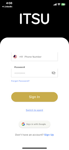 Android application ITSU App screenshort