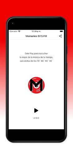 Android application Memories 97.5 FM screenshort