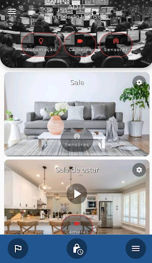 Android application ADT+ screenshort