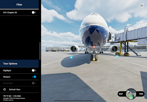 Airplane Virtual Tour
