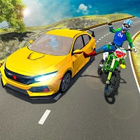 Спорткар против мотогонок: экстремальные треки 3D