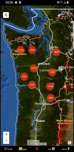 Android application Washington SW Mushroom Forager screenshort