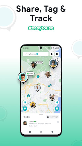 Android application FindNow: Live Location Tracker screenshort