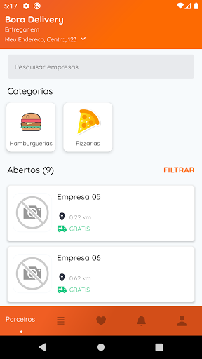 Bora Delivery Screen 2