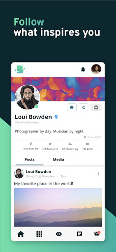 Android application BlackPlanet screenshort