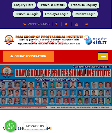 Android application RGP Institute screenshort