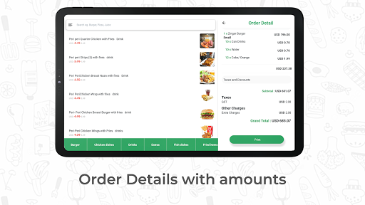 Fajira Restaurant POS Screen 2