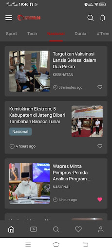 Android application Lingkar.co - Baca Berita screenshort